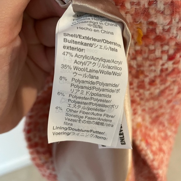 J.Crew Pink Tweed Daphne Coat / Topcoat - Picture 4 of 6